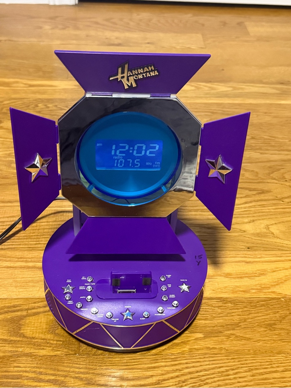 Hannah Montana Clock Radio And Older IPod Dock